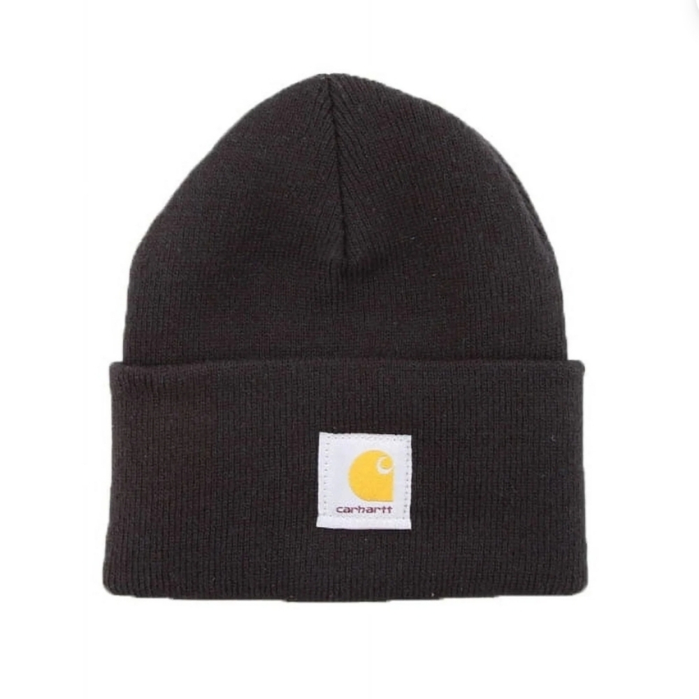 Carhartt | LIKE NEW Classic Black Cuffed Knit Beanie Hat